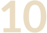 The image shows the number "10" in white, centered on a gray background.