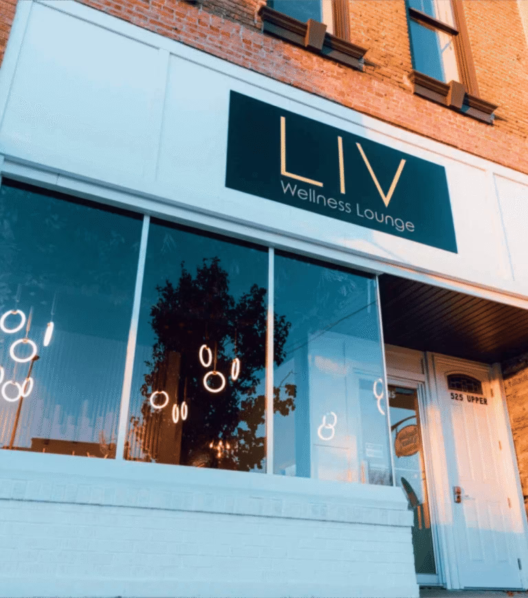 Logo LIV Safe Home Care white